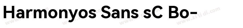 Harmonyos Sans sC Bo字体转换